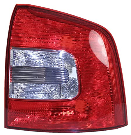 BESTPRICE ATP 1x Heckleuchte rechts außen Blinker weiß ohne Lampenträger | Kompatibel mit: SKODA OCTAVIA II Combi