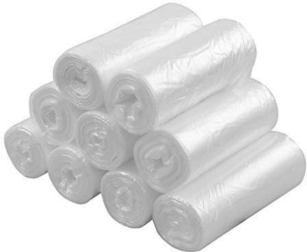 Farmoon 15l Müllbeutel Transparent, 9 Rollen/ 225 Stück, Mullbeutel Klein