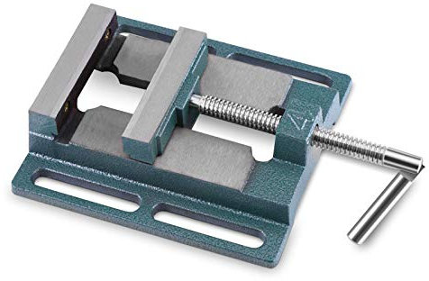 Ejoyous Machine Vise, 110 mm Cast Iron, Modern Style, 11 cm Jaw Opening, 2 cm Jaw Width