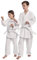 IPPONGEAR Ippon Gear Club 2 Karate Gi Set Einsteiger Karateanzug Kinder Anzug inkl weißem Gürtel [Größe 180 I Schnürbund I 220gr/m² (8 oz) Stoffdichte] weiß