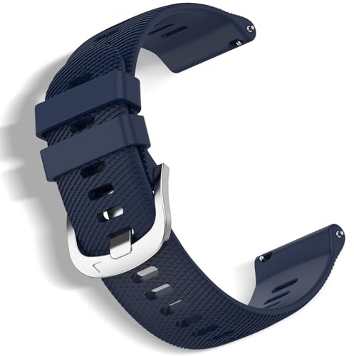 CeiBand Armband för 20 mm 18 mm 22 mm silikonarmband, sportbanda justerbar 20 mm 22 mm 18 mm tassbredd för dam/herr - blå