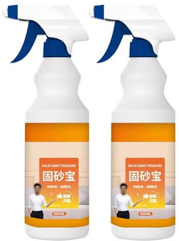 Riempitivo per crepe nel calcestruzzo da 500 ml, Spray per protezione murale, Agente spray per fissaggio della sabbia, Agente impermeabilizzante invisibile, Agente sigillante impermeabile (2PCS)