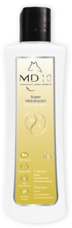Fuktgivande schampo för hundar – hundschampo för lång och kort päls – innehåller argan- och jojobaolja – vegansk 300 ml – MD-10 kollektion