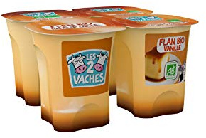 LES 2 VACHES 4 postres lácteos, 100 g