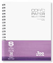 Copic Wire-Bound Sketchbook S, 5 x 7, Premium Bond Paper (157gsm), 30 Sheets, White