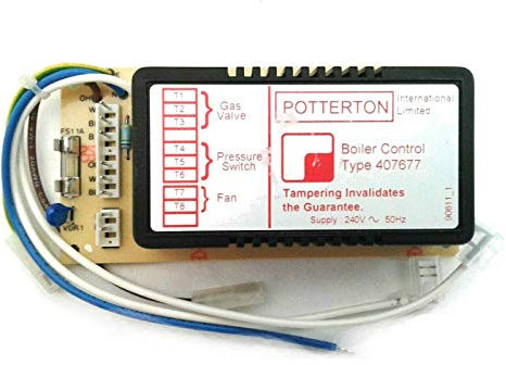 British Gas Celsia 30 40 50 60 80 F1 & F2 Boiler PCB 407677