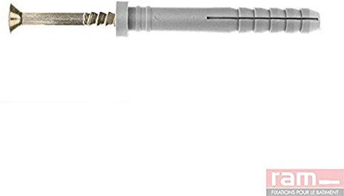 Ramspeed Flat Head Dowel with Nail-Screw TF, 5 mm x 30 mm, Box of 100