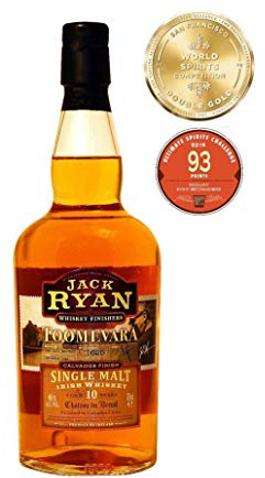 Jack Ryan TOOMEVARA 10 Years Old Single Malt Irish Calavados Finish Whisky (1 x 0.7 L)