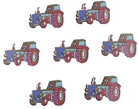 50 Stück Nähknopf Diy Weihnachten Handwerk Holzknopf Mit 2 Löchern -nähknöpfe Holz Lkw-schaltflächen Auto Cartoon-holzknöpfe Holzanhänger Kind Hohe Kapazität Hölzern Sammelalbum