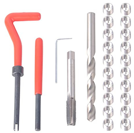 DAYUAN Gewinde Reparatur Satz M9x1.25 Gewindereparaturwerkzeuge Einsätze Hülsen