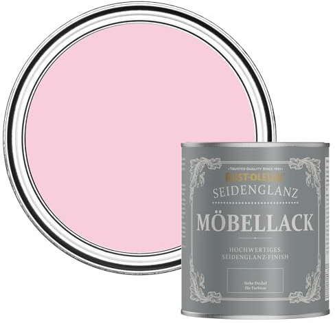 Rust-Oleum Peinture Rose pour Meubles, Finition Satinée - Bonbon 750ml