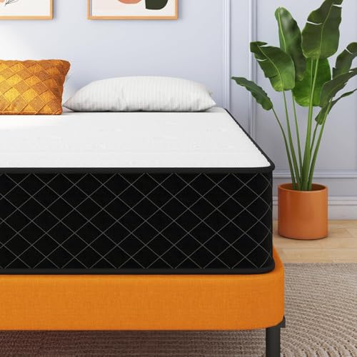 Swbvs Double Mattress, 10 Inch Memory Foam with Pokect Spring Hybrid Full Size Mattress, Full Bed Matress in a Box Pressure Relief & Firm Matelas Double Size