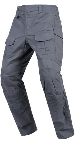 emersongear Gen3 Paintball byxor med knäskydd, militär stridsbyxor armé Airsoft Combat BDU byxor varg grå