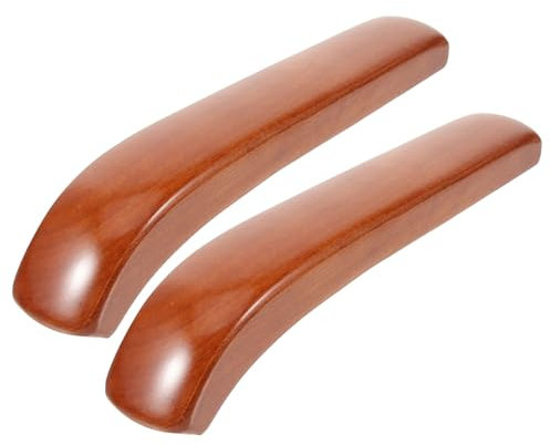 EXCEART Armlehnenpolster Aus Holz Für Stuhl Bürostuhl Armlehnenbezug Bürostuhl-armpolster Armlehnenkissen Schreibtischstuhl Armlehnenbezüge Armpolster Für