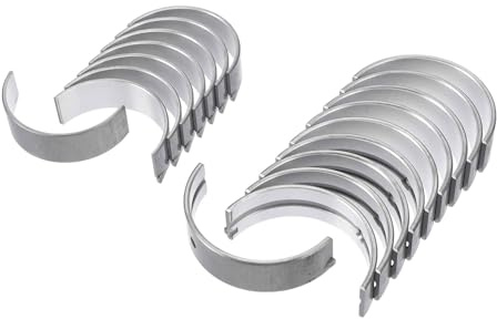 A ABSOPRO Juego De Cojinetes De Biela Principal Y De Conexión No. 210202B100/230602B120 Para Hyundai Accent 2013-2016 Motor Cojinete De Biela De Cigüeñal Metal Tono Plateado 18 Piezas