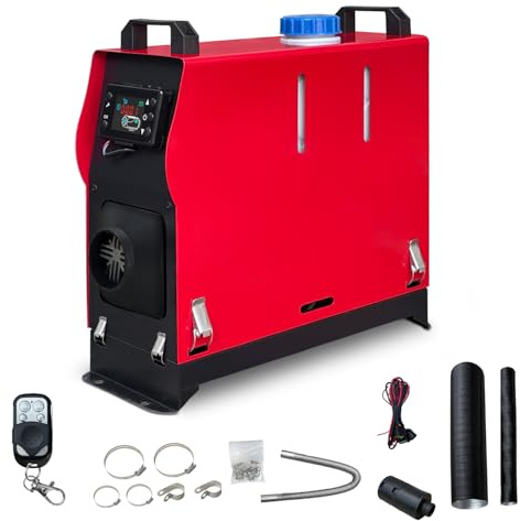 12V 5-8kW Dieselheizung Standheizung, Luftheizung Air Diesel mit LCD-Anzeige & Fernbedienung & Bluetooth-APP, Standheizung Lufterhitzer fur Auto, Wohnmobil, Boote, RV, LKW(07R-5KW-All in one)