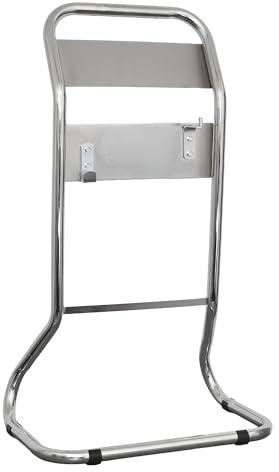iCan Double Chrome Fire Extinguisher Stand – Dual Holder with CO2 Adapter for Commercial Use