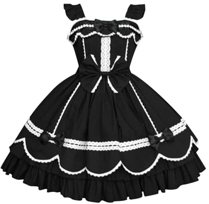 AEGJEGVD Damen Mittelalterlich Vintage Rokoko Ballkleid Lolita Partykleid Sweet Teen Gothic Retro Kleid Viktorianische Kleider Palast Maxikleid Karneval Halloween Party Prinzessin Kostüm Cosplay