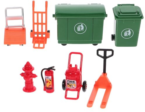 HOODANCOS Simulations Spielzeug Feuerlöscher Satz Für Kinder Abs Robust Kindersicher Tragbar Feuerwehr Rollenspiel Für Spiel Und Lernen