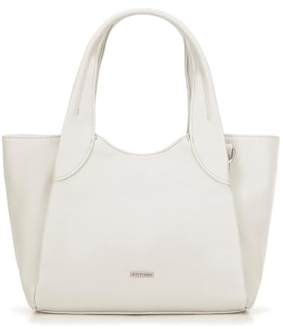 WITTCHEN Damen-Koffer Kunstleder | Umhängetasche A4 | Shopper mit Griffen | Reißverschluss praktisch | Beuteltasche elegant | Schultertasche Alltag