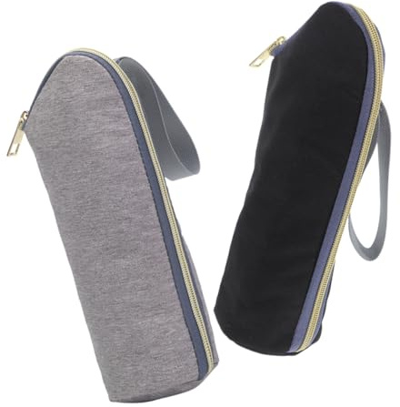 HAPINARY 2pcs Insulated Bottle Bags with Buckle Strap Portable Lightweight Thermal Cooler Sleeves for Newborn Milk Feeding Compact Travel Carrier for Outdoor Use