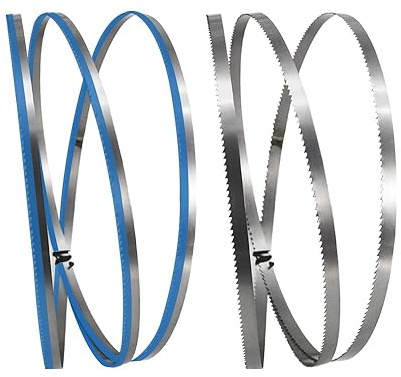 Bandsägeblatt, 2 STÜCKE 1490mm 10TPI Bandsägeblätter 1490x6,35x0,35mm Elektrowerkzeug-Zubehör for Holzbandsäge Schappach BASA 1.0 Iumber jack BS200
