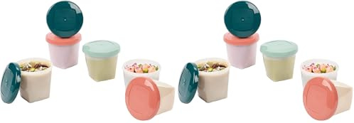 Babymoov biosourced BABYBOLS - 6 x 250ml Food Storage tubs (Pack of 2)