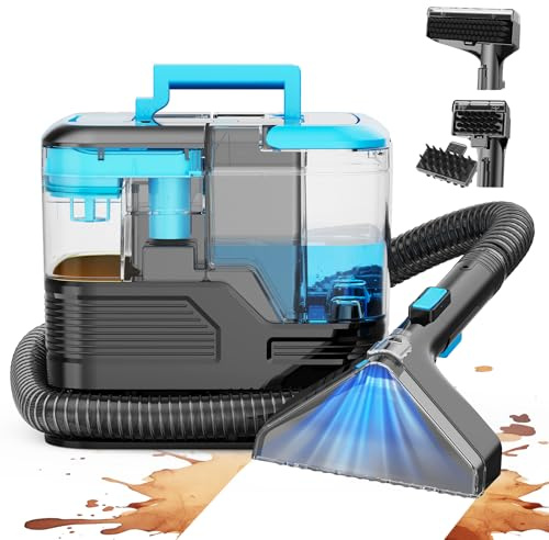 Carpet Cleaner, 530W/18kPa Handheld Carpet Cleaner for Rug & Pet Messes, 2.8L Dual Tank Design, Upholstery Carpet Clean Machine for Home, Sofa