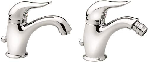 Serie bagno Lavabo Bidet rubinetto miscelatore rubinetteria Duka