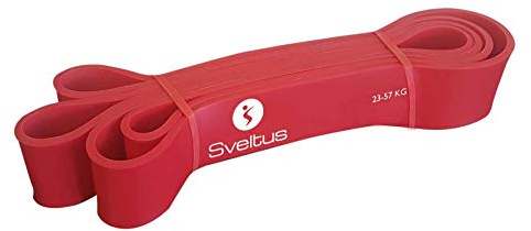 Sveltus Power Band rot 23-57 kg Erwachsene Unisex Einheitsgröße