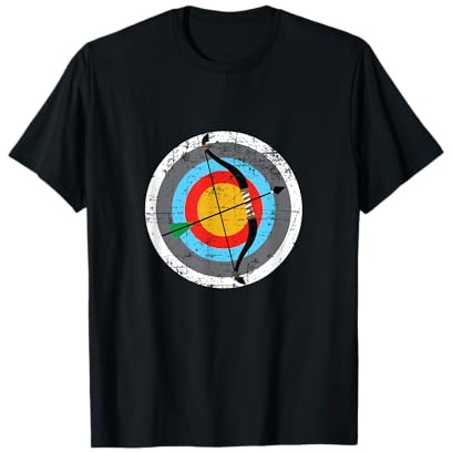 Bogenschießen Bogenschütze Pfeil & Bogen Zielscheibe Archery T-Shirt