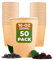 BEELEEVE Tazas Café Compostables, Vasos Desayuno Desechables, Juego Tazas Café Desechables, Vasos Compostables y Desechables, Ideales para Fiestas y Eventos Grandes - 250 ml