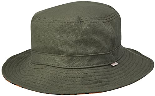 BRIXTON Unisex Petra Packable Bucket Hat Fischerhut, Military Olive/Leopard, M/L
