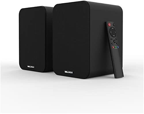 Belson Ultimate 3 Active 2.0 Lautsprecher | Bluetooth 5.0 | 60 W RMS Leistung | Lautstärke einstellbar von Höhen und Bässen | Cinch-Anschlüsse | optischer Eingang | USB-Anschluss | DSP |