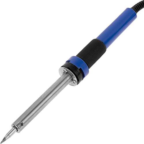PrimeMatik - Saldatrice elettronica a stagno omologata 60 W colore nero e blu