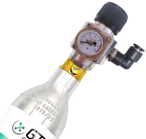 Premium CO² Druckminderer 1-leitig von Micromatic 3 bar für Soda Flaschen 425g