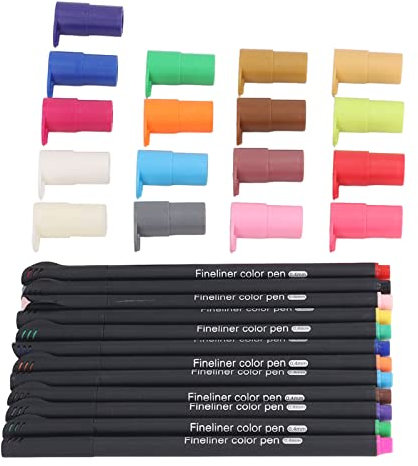 FLEXMAN 29Pcs Draw Then Cut Tools, Markers Pens Set, Cutting Machine Accessory, Fine Point Pen for Plastic, Metal, Wall, Ceramic, Glass, Fabric Photo Frames