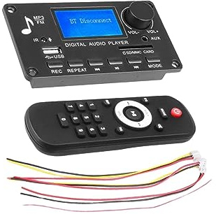 siduytin Nuova Scheda di decodifica Bluetooth Suono Potente e Chiaro per Ricevitore Audio per Auto Tecnologia all'avanguardia Plastica Elegante