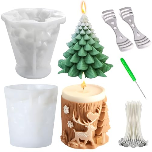 Kerzen Formen Silikon Silikonformen Gießformen Weihnachten, Kerzen Selber Machen Set Kerzenformen Zum Gießen Kerzen Silikonformen Kerzenform Silikon Kerzenformen Epoxidharz Formen