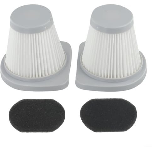 2 Pack Vacuum Filter Replacement Part for Merlin Vacuum Cleaner, Washable & Reusable HEPA Filter