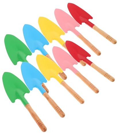 BESTonZON 10pièces Pelle De Jardin Outil De Jardinage pour Creuser Et Planter des Fleurs Adapté Au Balcon Plage