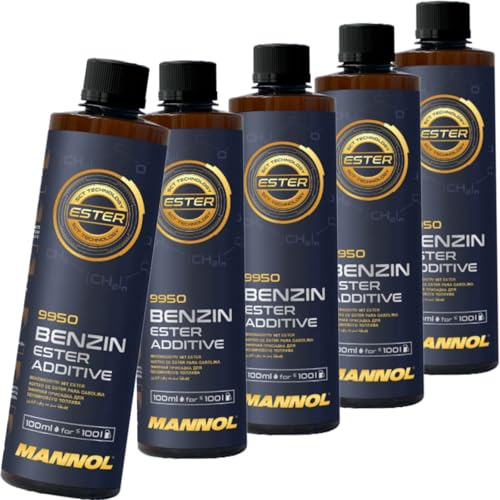 SCT Mannol 5x Additiv (2,25 L) | 5x MN9950-045PET/ MN9950 Benzin Ester Additiv,