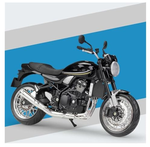 Druckguss Motorrad Modell 1:12 Für Kawasaki Z900 RS Z900RS Motorradmodell Aus Metallguss(Schwarz)