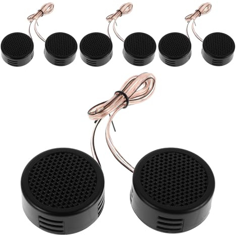 FONDOTIN 4 Paia Tweeter Dome Auto Altoparlanti Piccoli per Impianto Stereo Veicolare Tweeter Audio Alta Frequenza per Audio Auto Installazione Rapida e Compatibilità