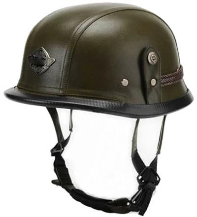 Casco Mezzo Retrò Moto Caschi Cromwell Vintage DOTECE Approvato Caschi Jet E Demi-Jet Aperto Casco De Moto Fodera Traspirante Per Adulti Uomini Donne Elmetto Scodella L,M:57-58CM