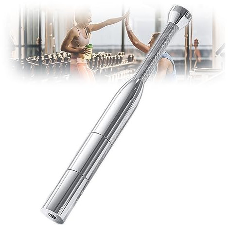 EviKoo Indian Clubbell 4kg 6kg 8kg 10kg 12kg 14kg Clubbell Barre Indian Réglable Indian Club Acier pour Femme Homme Fitness et Musculation,6_10KG