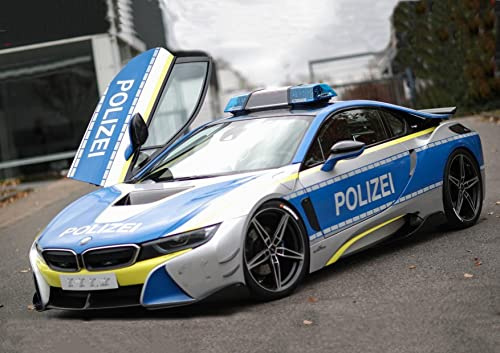 Für den Geburtstag ein Tortenaufleger, Name, Text, Polizei, Zuckerbild, A4, Essbares Foto für Torten, Tortenaufleger Ø 20cm - Super Qualität, 03850
