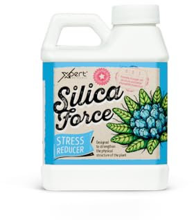 Xpert Nutrients Silica Force Stress Reducer Silicon Supplement Silica Additive, Healthy Stems and Green Leaves, Universal Liquid Nutrient for Strong Plants (250ml)