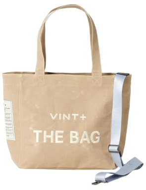 VINT+ Canvas Bag Damen Handtasche – Moderne Schultertasche mit wählbarem Tragegurt – Casual Shopper Tasche ideal für Arbeit, Uni, Schule oder Reise | Wasserabweisend, 100% Baumwolle