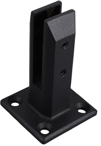 WOONEKY Stainless Steel Balustrade Post Clamp for Glass Handrail Accessory No Required
